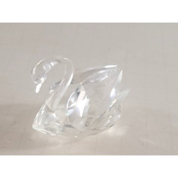 Swarovski Crystal Figurine Lot of 4 NO Box or COA Swan Clover Gosling Pelican - Picture 5 of 10